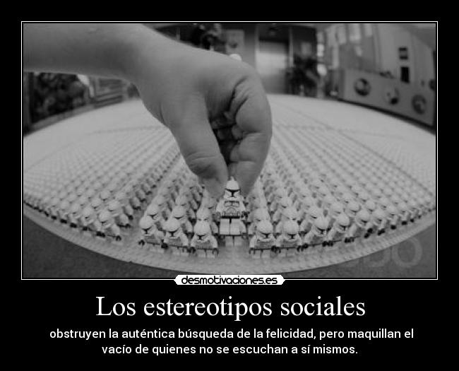 Los estereotipos sociales - 
