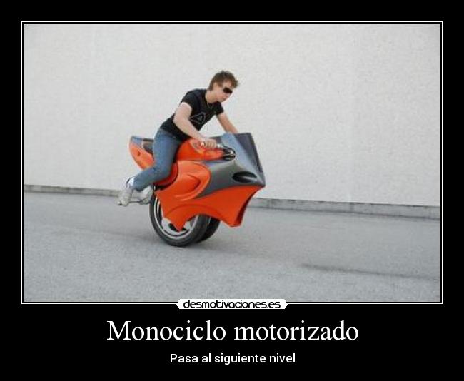 Monociclo motorizado -
