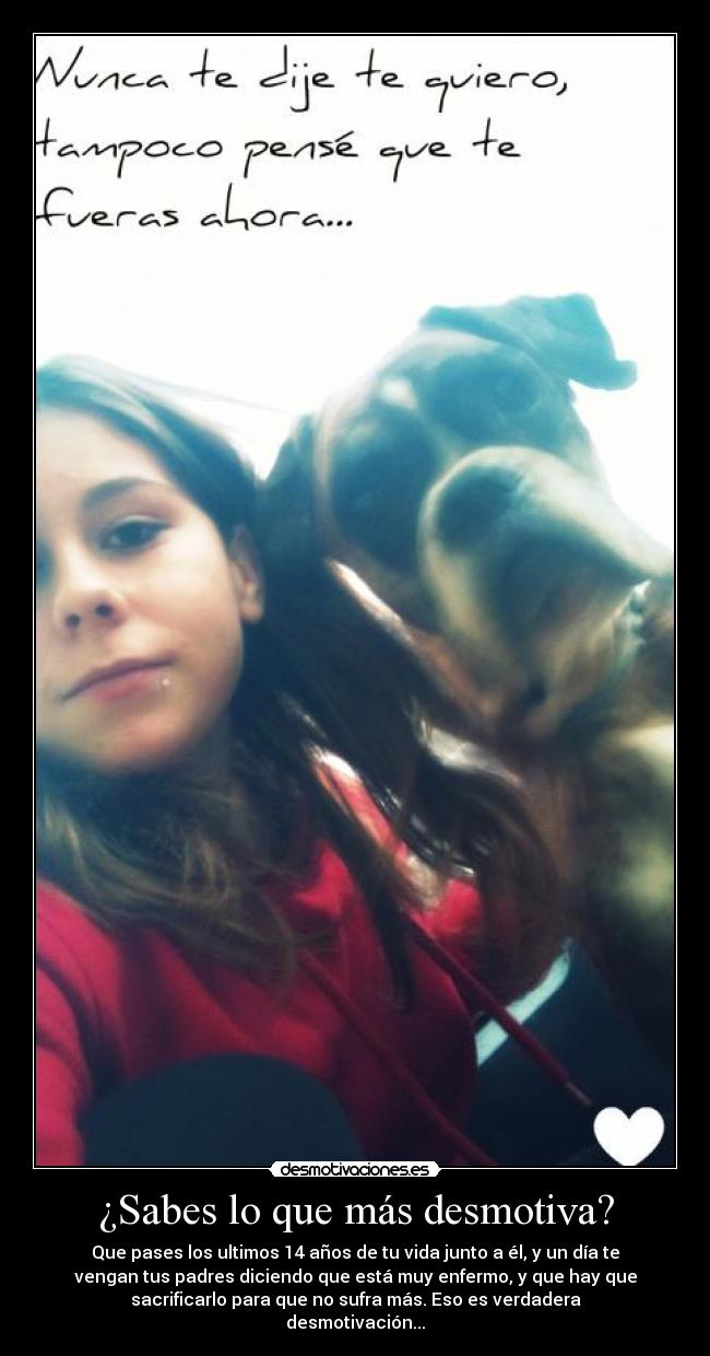 ¿Sabes lo que más desmotiva? -