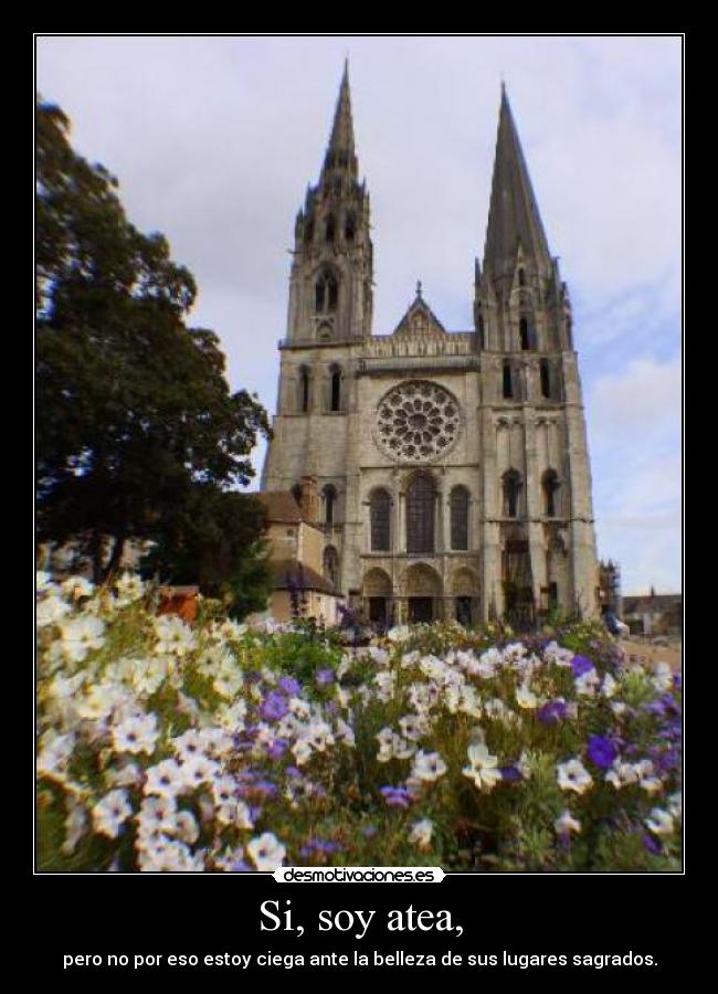 carteles iglesia ateo belleza monumentos desmotivaciones
