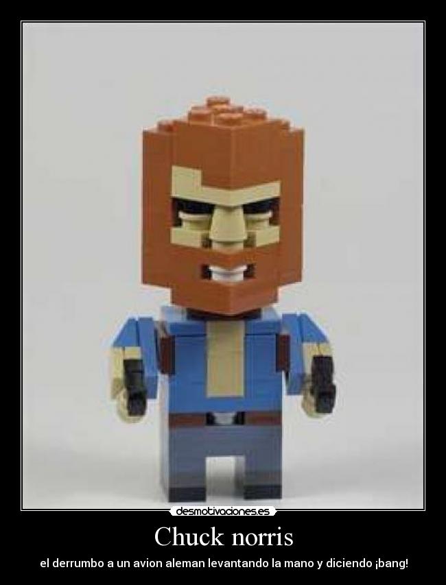 Chuck norris - el derrumbo a un avion aleman levantando la mano y diciendo ¡bang!
