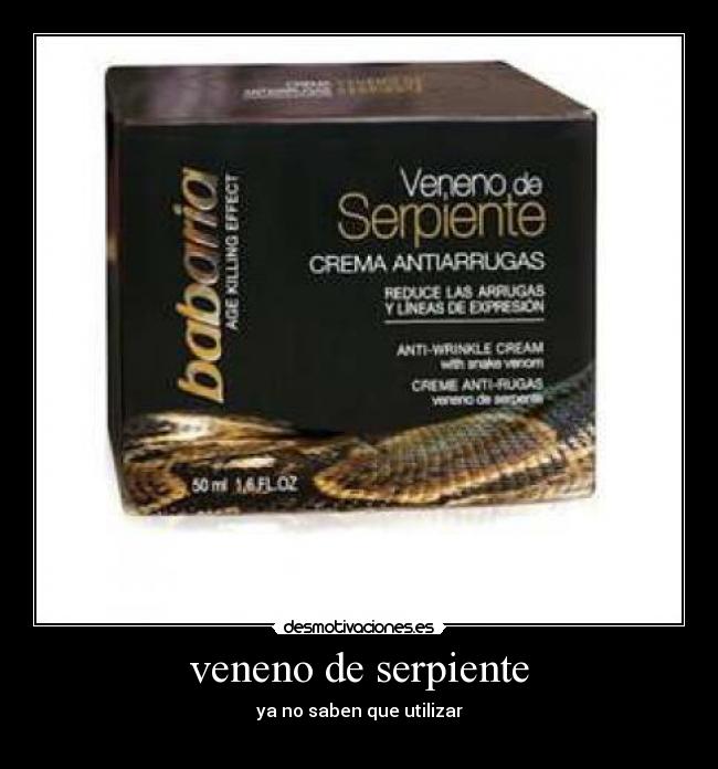 veneno de serpiente - 