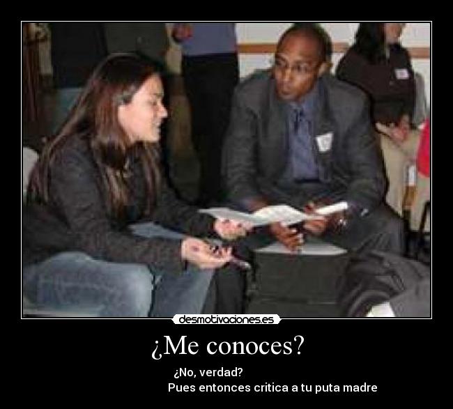 ¿Me conoces? - 