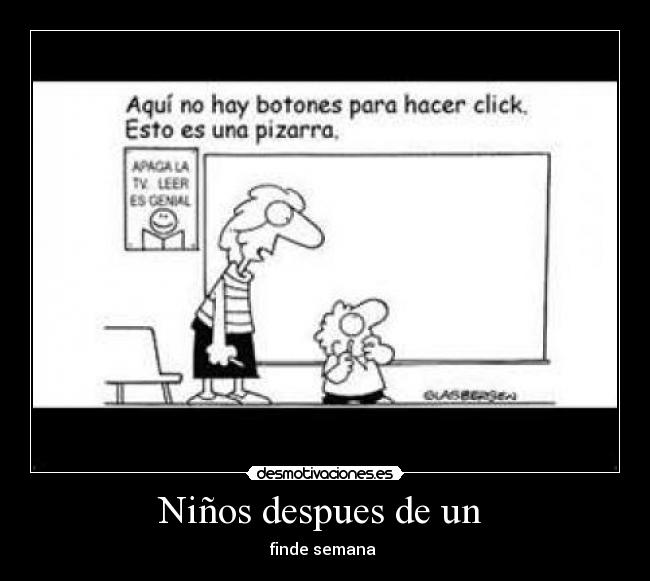 Niños despues de un  - 