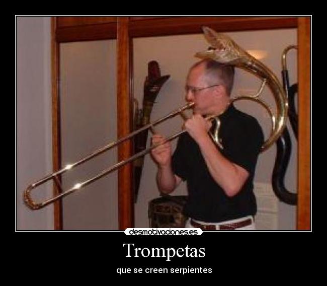 Trompetas - que se creen serpientes