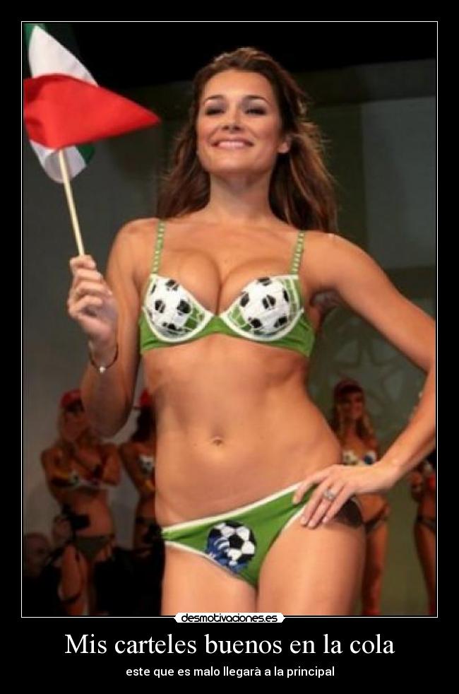 Mis carteles buenos en la cola -