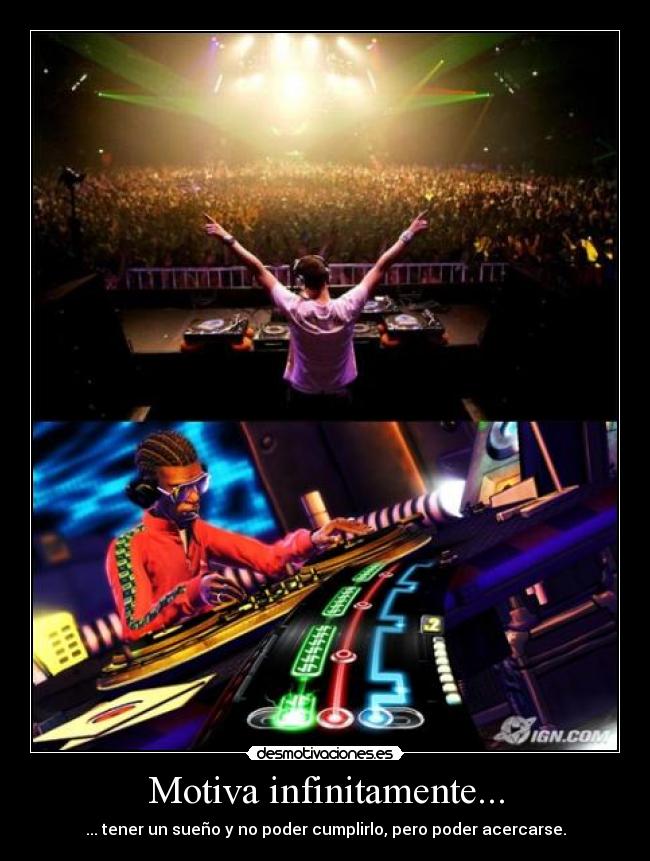 carteles motiva infinitamente sueno cumplir hero acercarse desmotivaciones