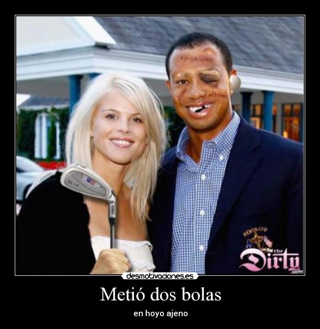 Metió dos bolas - en hoyo ajeno