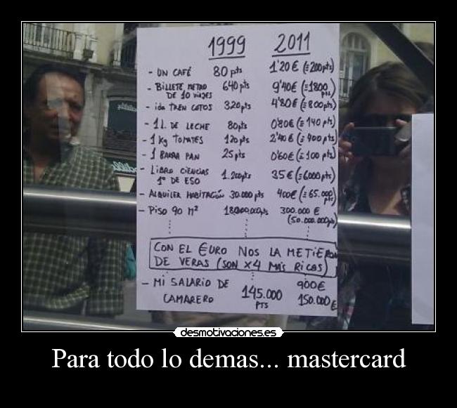 carteles mastercard desmotivaciones