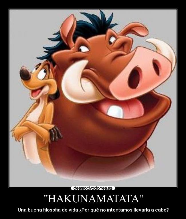 carteles timon pumba muahah cracks desmotivaciones