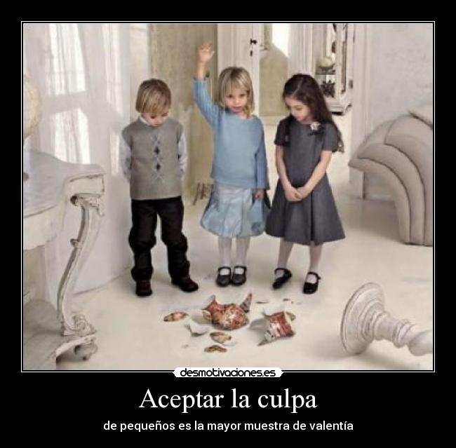 Aceptar la culpa -