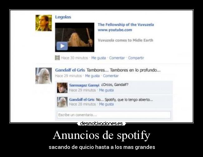 Anuncios de spotify - sacando de quicio hasta a los mas grandes