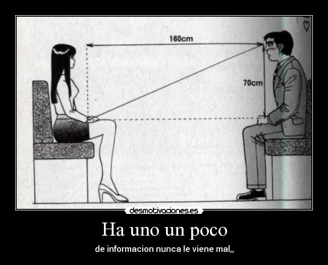 Ha uno un poco - de informacion nunca le viene mal,,