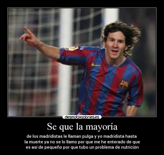 Se que la mayoría - 