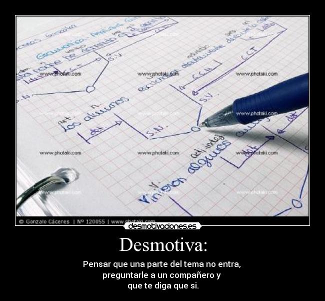 Desmotiva: -