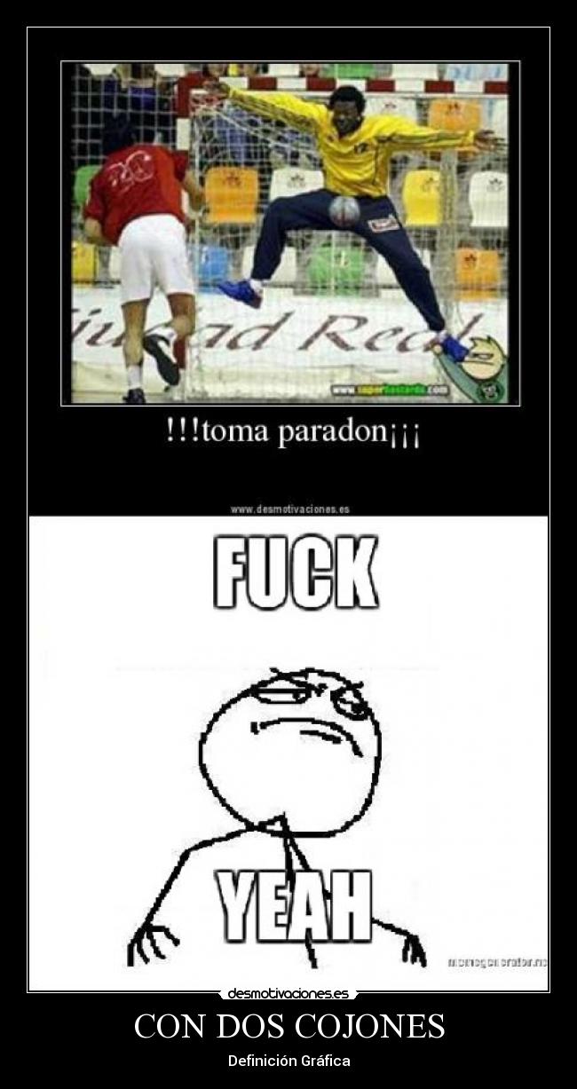 CON DOS COJONES -