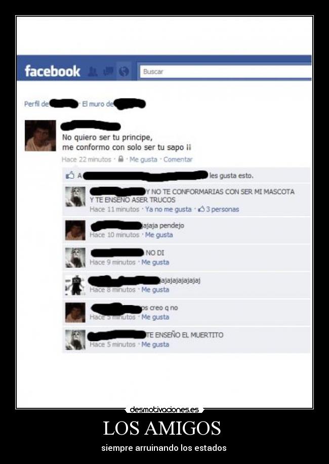 LOS AMIGOS - siempre arruinando los estados