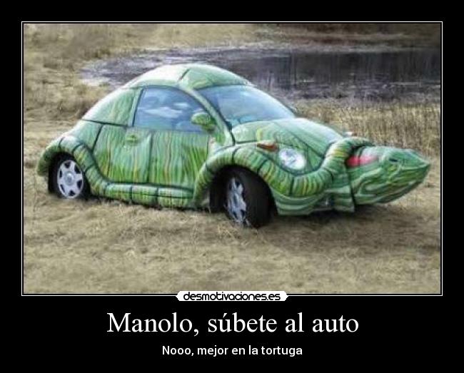 Manolo, súbete al auto - 