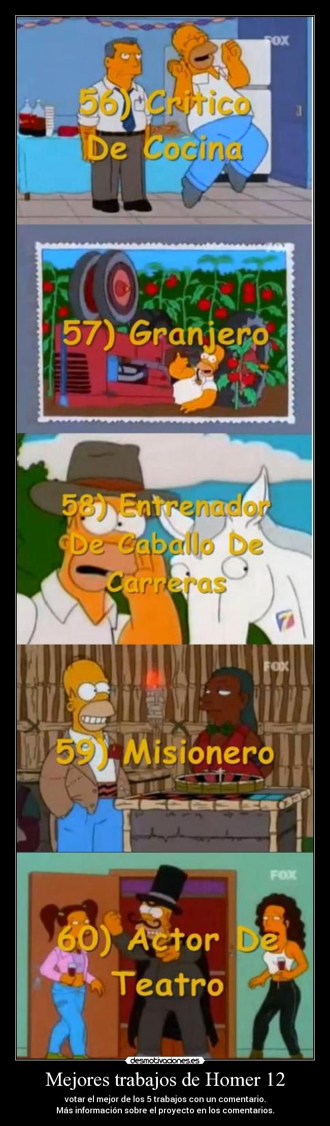 Mejores trabajos de Homer 12 - 