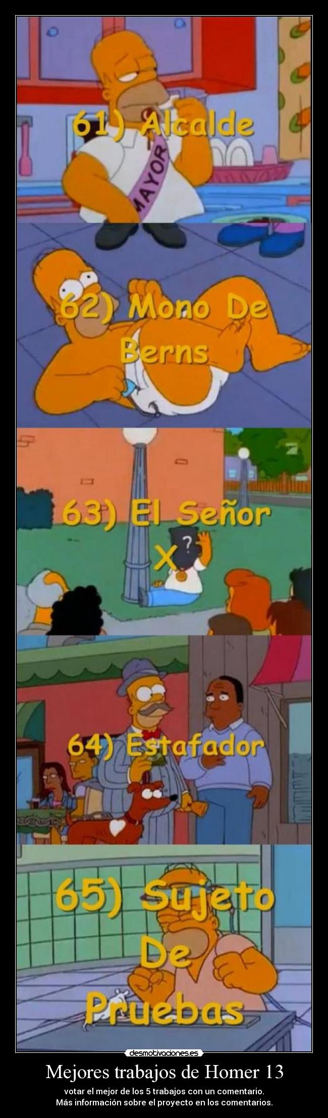 Mejores trabajos de Homer 13 - 