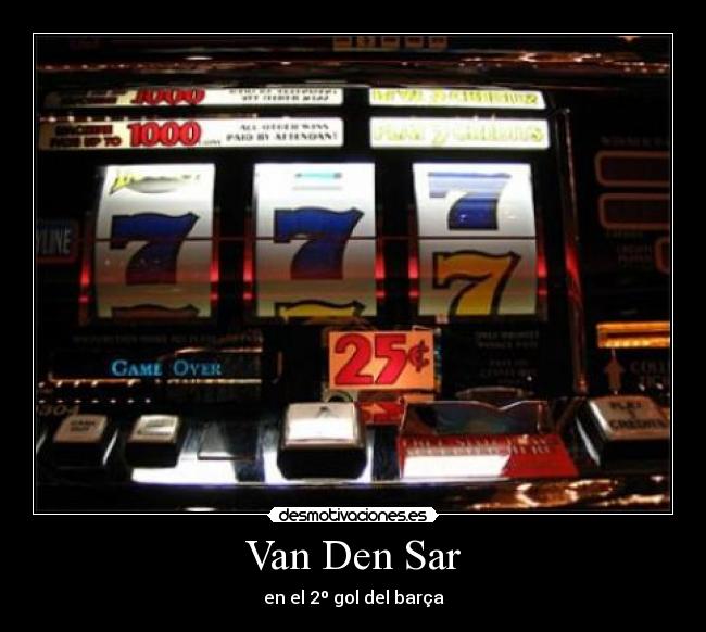 Van Den Sar - en el 2º gol del barça
