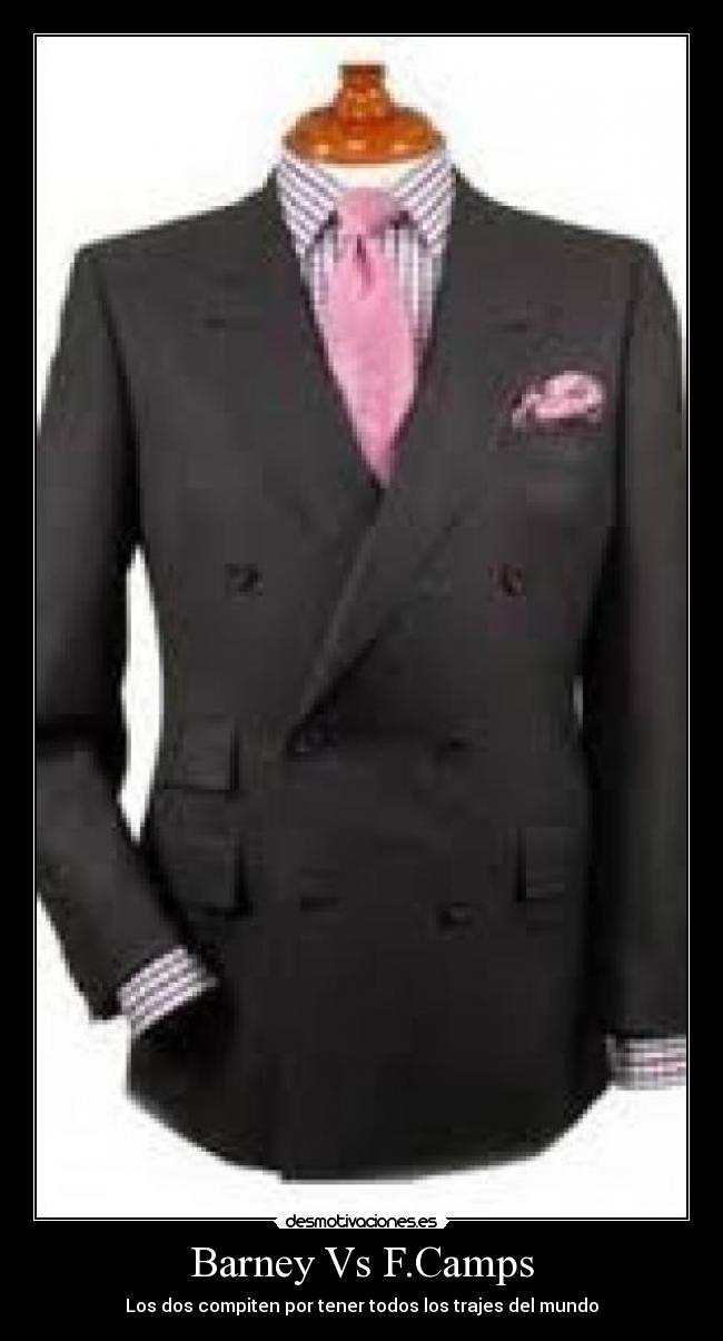 Barney Vs F.Camps - Los dos compiten por tener todos los trajes del mundo