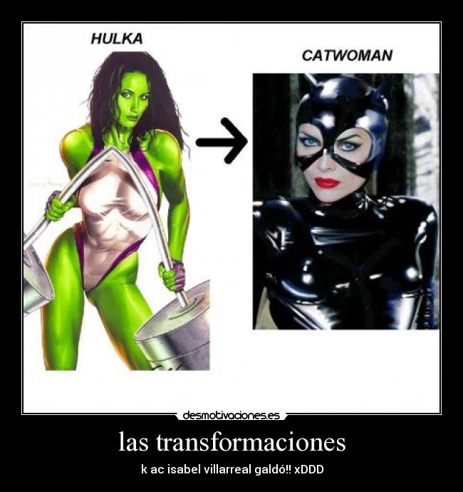 las transformaciones -