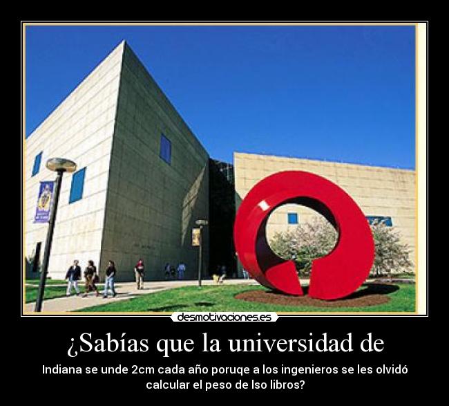 ¿Sabías que la universidad de - 