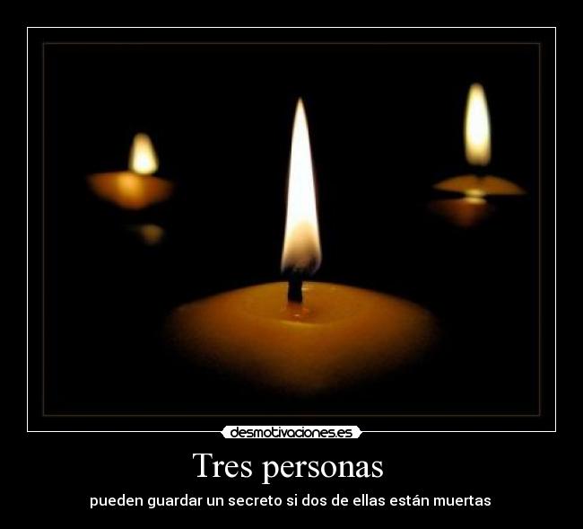 Tres personas -