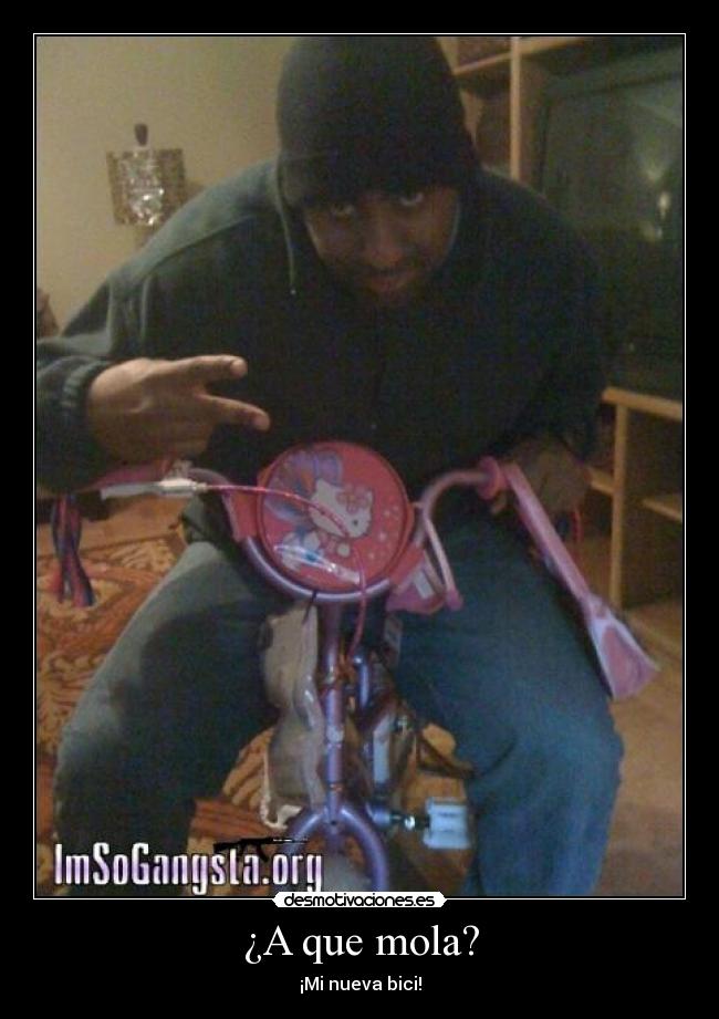 ¿A que mola? - ¡Mi nueva bici!