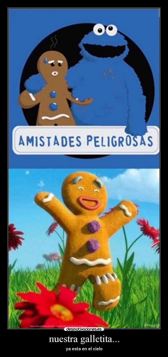 nuestra galletita... - ya esta en el cielo