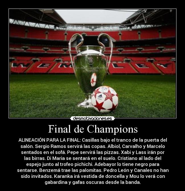 Final de Champions - 