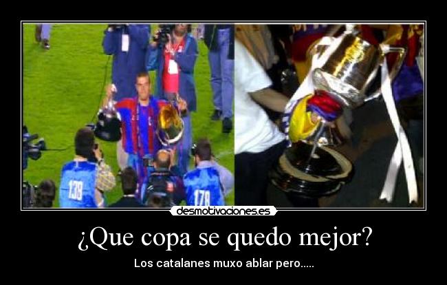 ¿Que copa se quedo mejor? - 