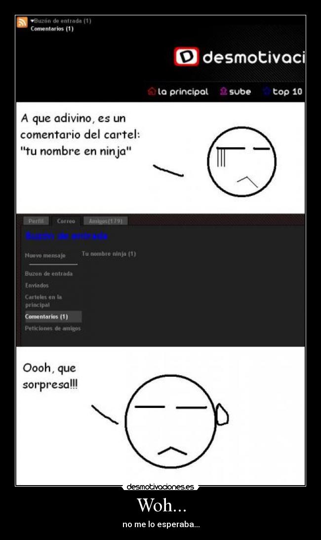 Woh... - no me lo esperaba...