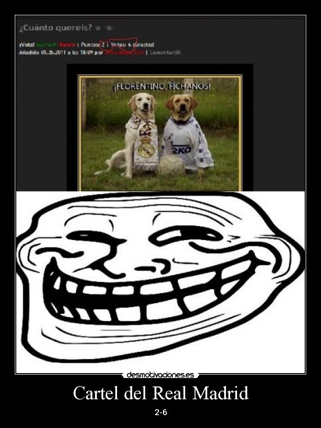 Cartel del Real Madrid - 