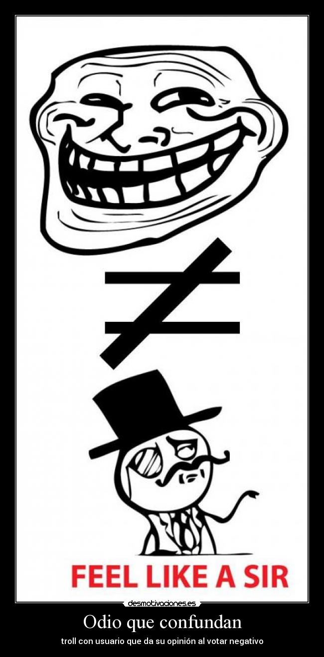 carteles odio trolls desmotivaciones