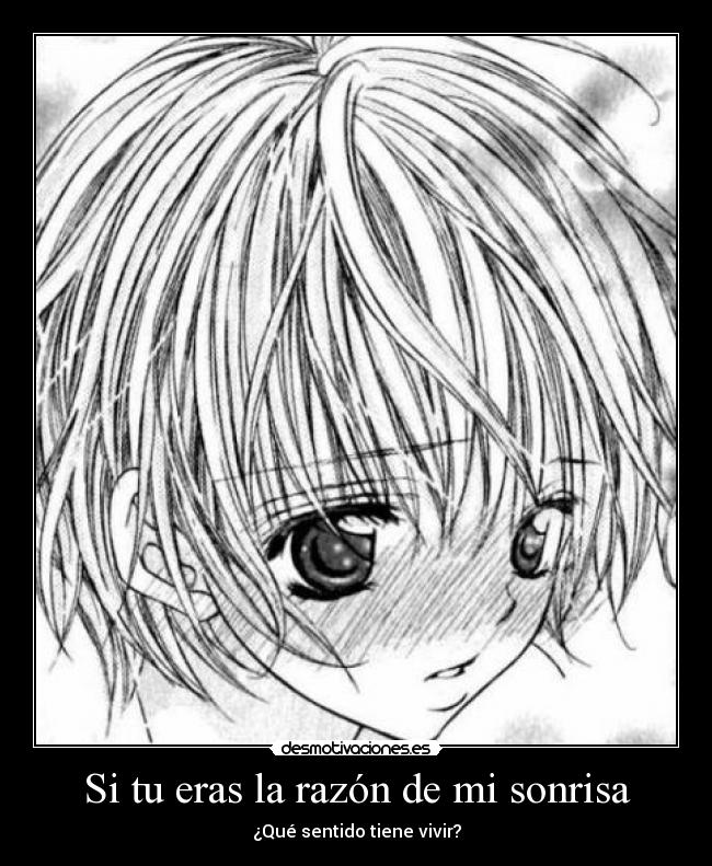 Si tu eras la razón de mi sonrisa - ¿Qué sentido tiene vivir?