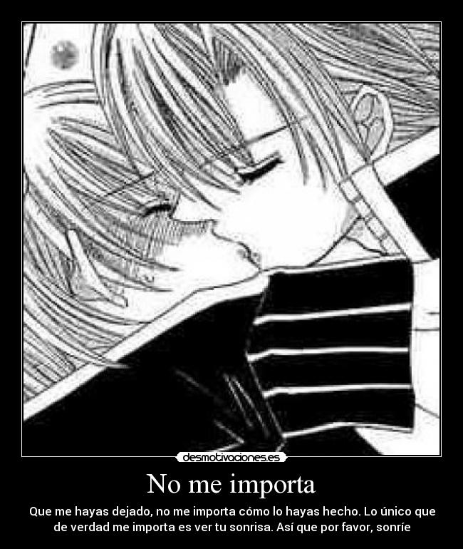 No me importa -