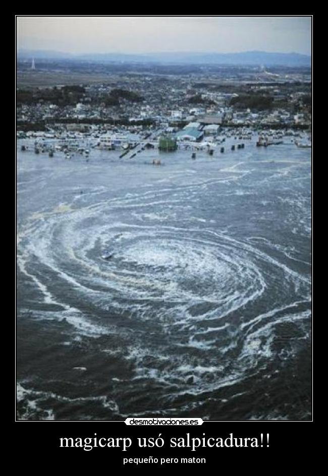 magicarp usó salpicadura!! -
