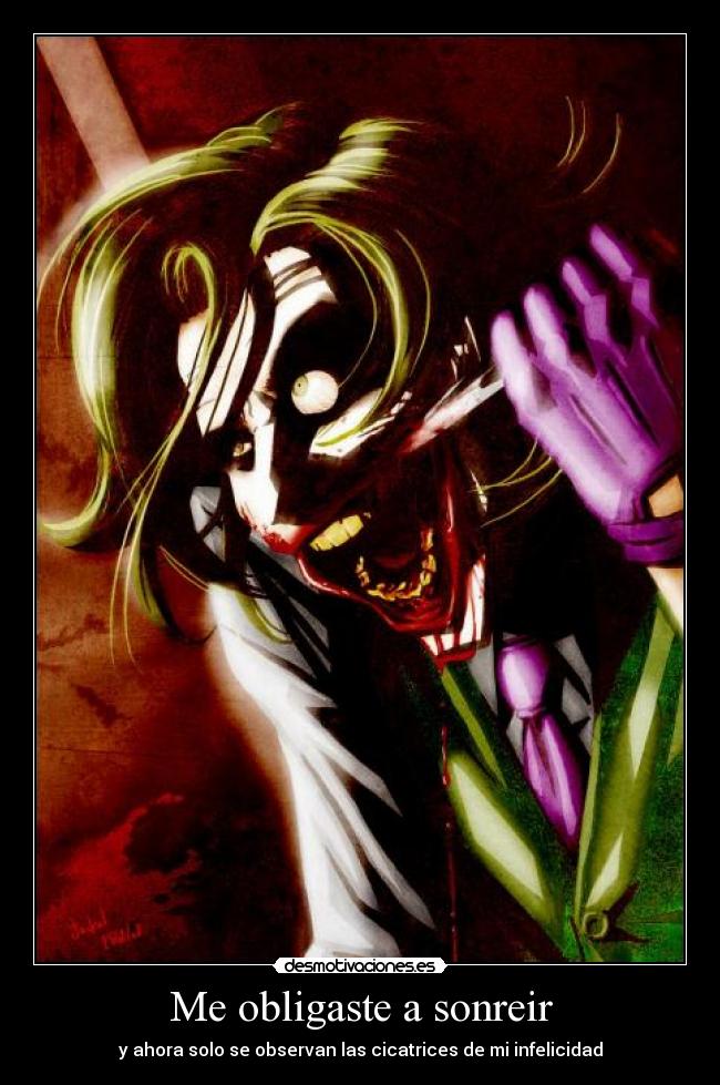 Me obligaste a sonreir -