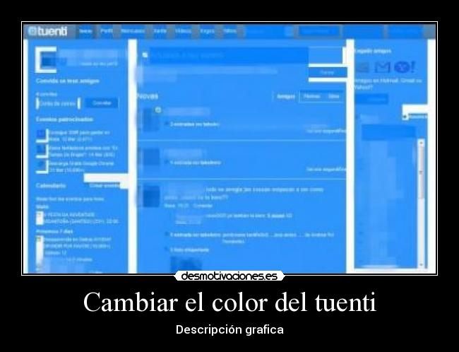 Cambiar el color del tuenti - 