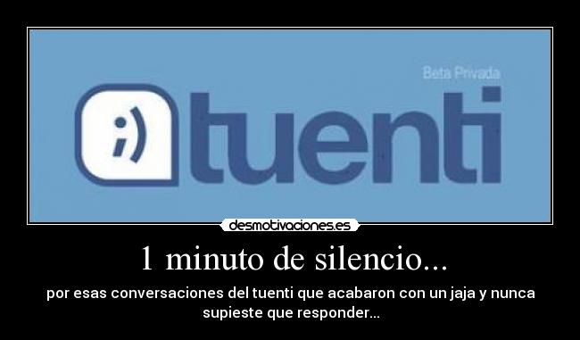 1 minuto de silencio... - 