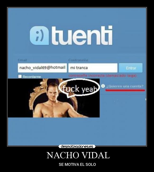 NACHO VIDAL - SE MOTIVA EL SOLO