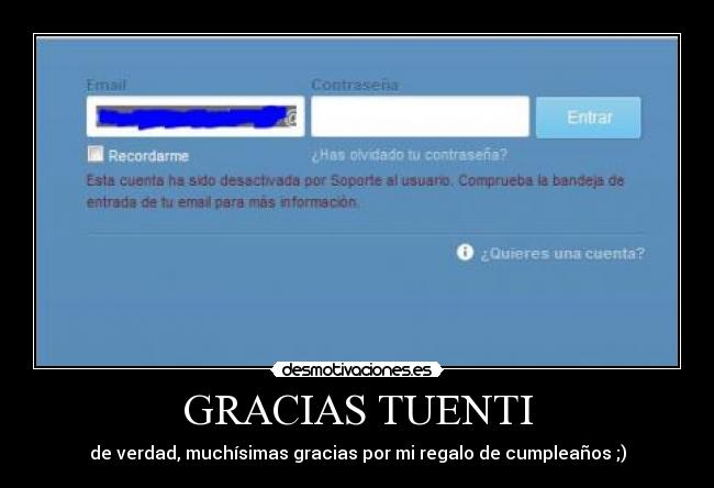 GRACIAS TUENTI - 