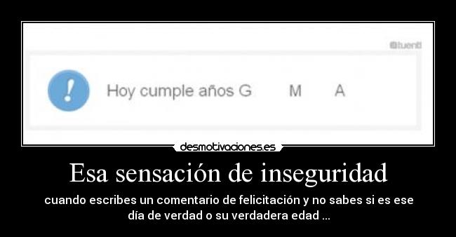 Esa sensación de inseguridad - 