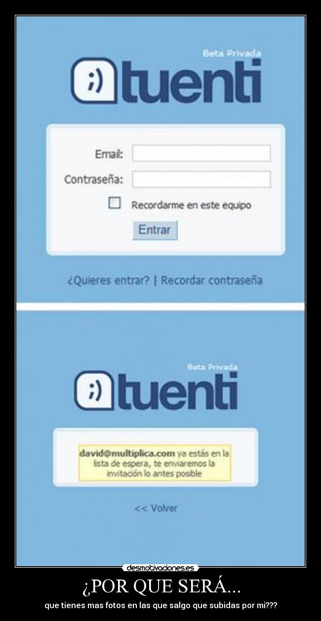 ¿POR QUE SERÁ... - 