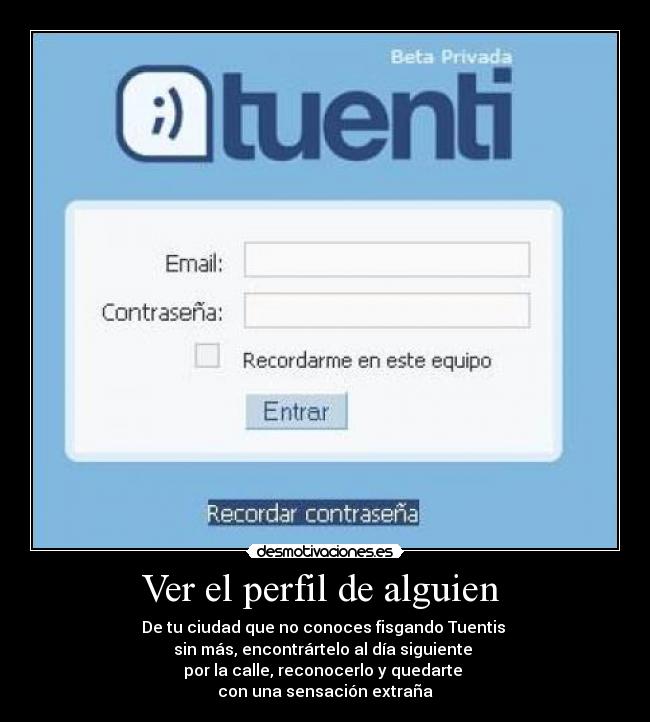 Ver el perfil de alguien -