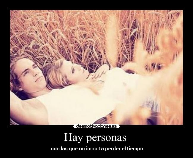 Hay personas -