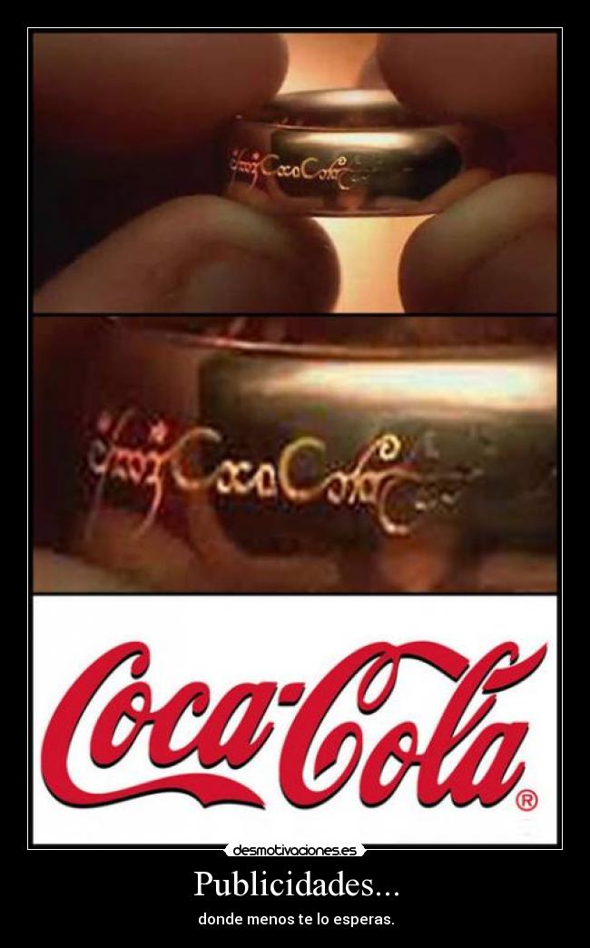 Publicidades... - donde menos te lo esperas.