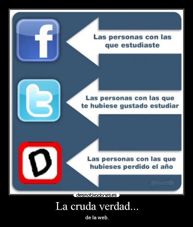 La cruda verdad... - de la web.